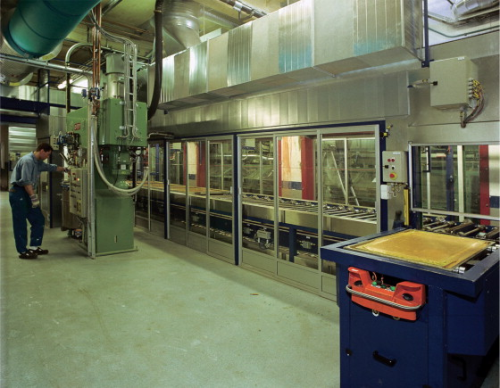 Production of foam ‘embryos’ at DIAB's Laholm, Sweden, plant.