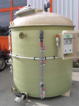 Tank installations are one of the most important products that are produced with GRP from Mühlmeier Composite.