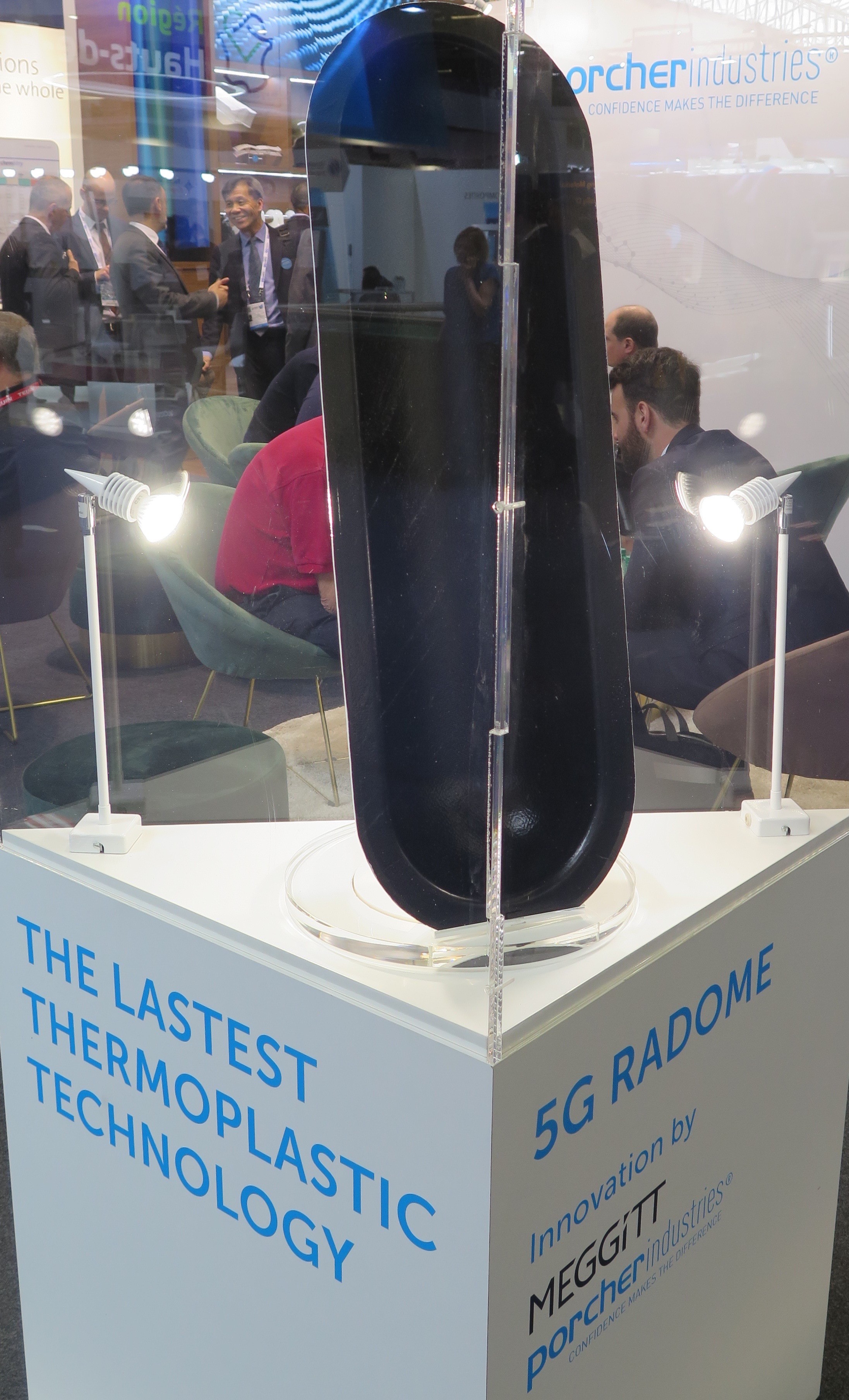 On display will be thermoplastic 5G radome technology.