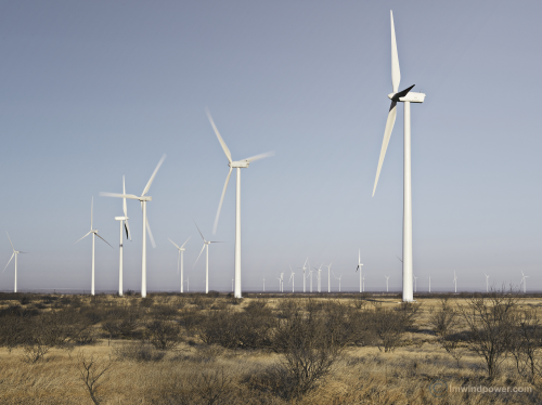 LM Wind Power is seeing increasing business in the US. This wind farm is in Abilene, Texas, (Picture © LM Wind Power, www.lmwindpower.com.)