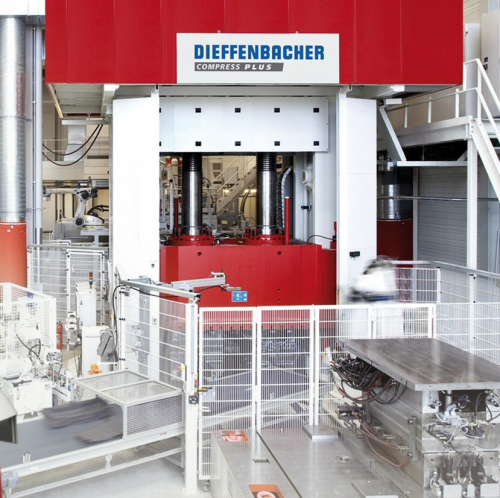 Dieffenbacher supplies process technology and forming systems for reinforced plastics.