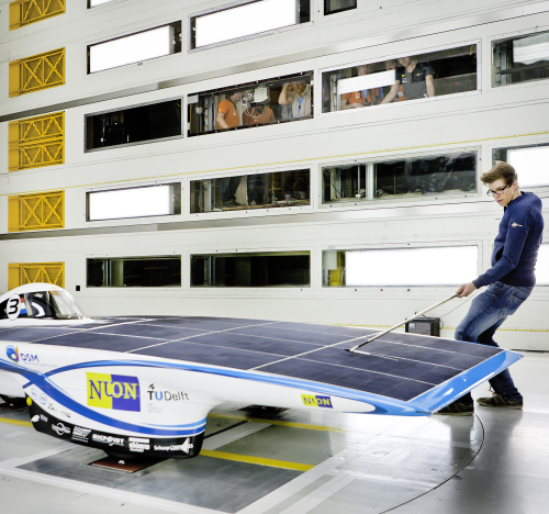 The bodywork of the Nuna 6 solar car is a composite sandwich structure based on ROHACELL core material. (Picture courtesy of Nuon Solar Team.)