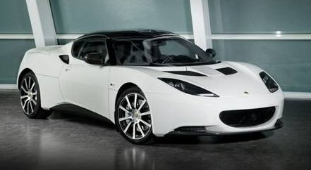 The Lotus Evora Carbon concept car.