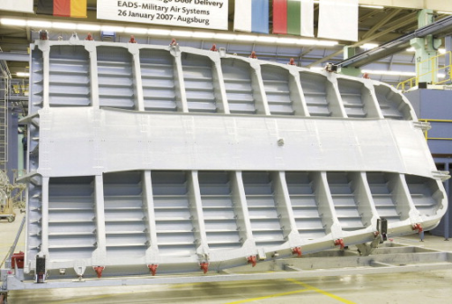 EADS Military Air Systems is using the VAP method to manufacture the cargo tailgate for the Airbus A400M military transport aircraft at its plant in Augsburg.