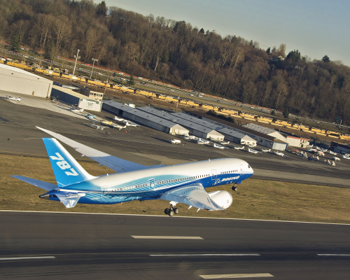 60 total flight hours have been logged between the first two 787 aircraft. In total, the flight test programme will log over 3000 hours before completion late this year.