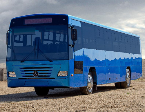Busmark 2000 manufactures GRP front and rear domes and exterior cladding for Mercedes Benz buses, which are now bonded in preference to using mechanical fixtures.