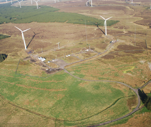 TUV NEL’s Myres Hill wind turbine test site located in East Kilbride, Glasgow will see the development of 10 new test pads following the latest DECC funding.