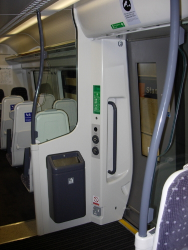 ACG MTM82S-C prepreg is used on standbacks on UK commuter trains. (Picture courtesy of Stansted Express © ACG Ltd.)