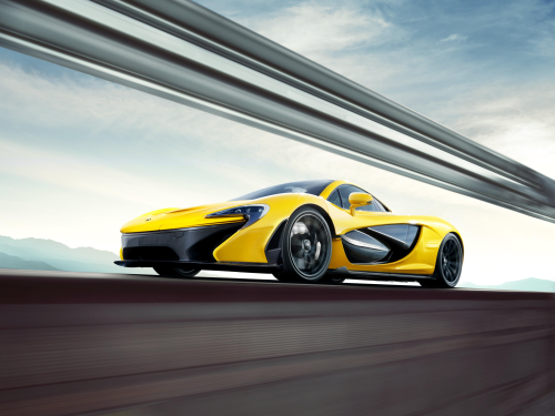 The McLaren P1 is based on a carbon fibre chassis.
