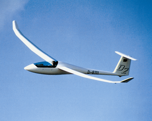 The stiffness and strength of CFRP is important for this glider made of Sigratex carbon fibre fabrics from SGL Group.