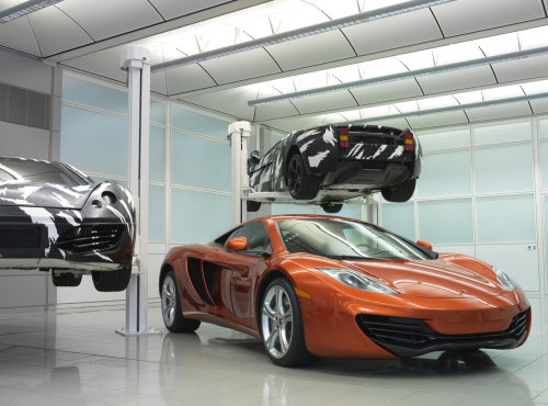 The MP4-12C, the first of McLaren Automotive’s new range of sports cars.