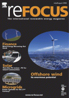 Refocus magazine covers the renewable energy sector.