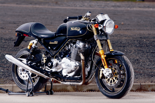 ACG's carbon prepregs were used on the Norton Commando 961SE motorbike. (Picture courtesy of Norton Motorcycle (UK) Ltd.)