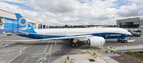 Top story last week: Boeing's first 787-9, the second model in the Dreamliner family.