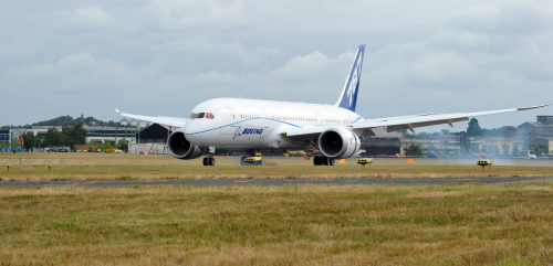 The Dreamliner visited the Farnborough air show in July, but first customers will now not be receiving their aircraft until next year.
