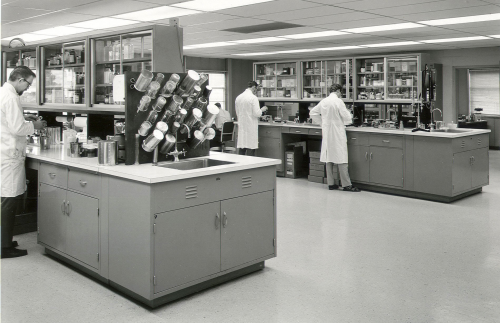 One of Chem-Trend's Research and Development Laboratories in the '70s.