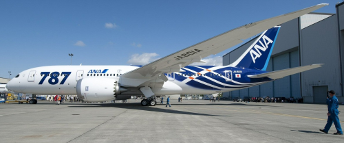Japanese airline ANA has become the first commercial operator of the B787 Dreamliner, which has a composite fuselage. (Picture © Boeing.)

 

         (As RP Sep/Oct 2011, P98, Boeing pic)